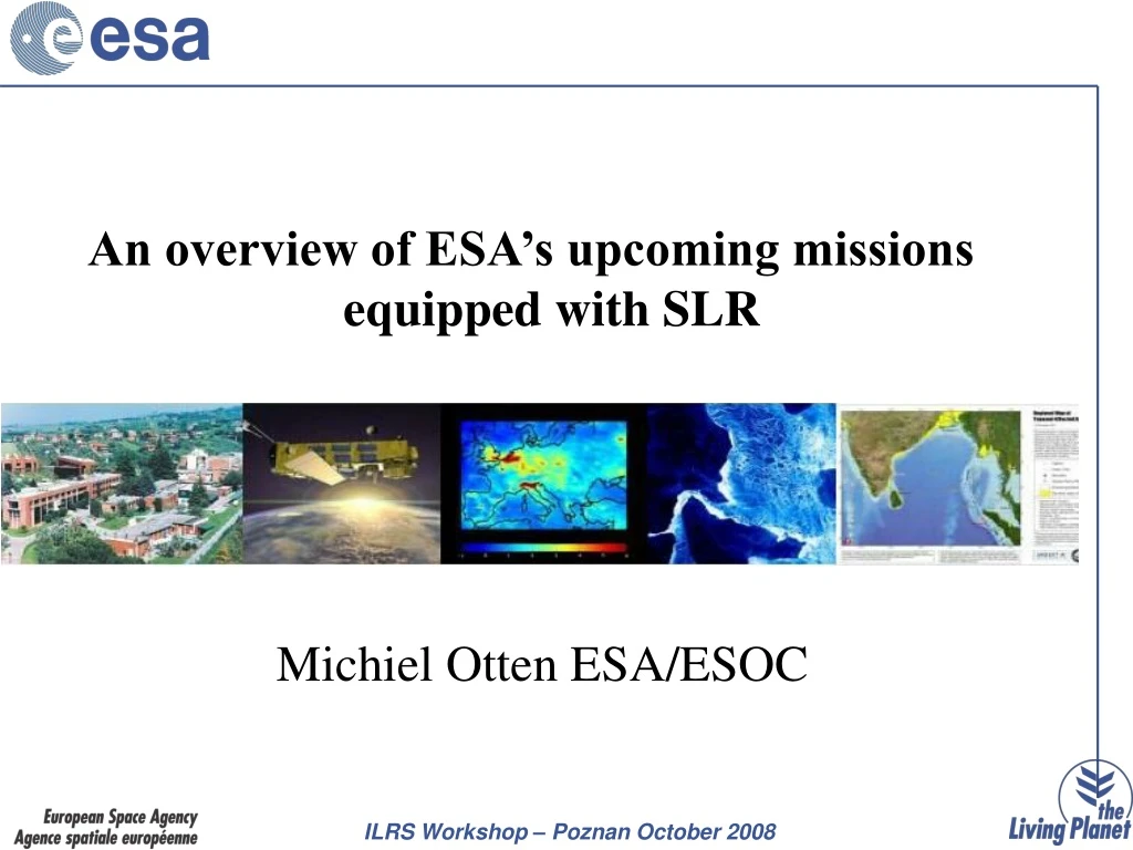 an overview of esa s upcoming missions equipped