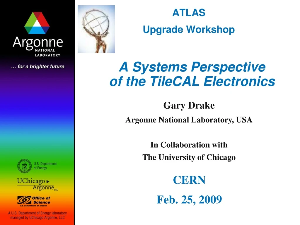 a systems perspective of the tilecal electronics