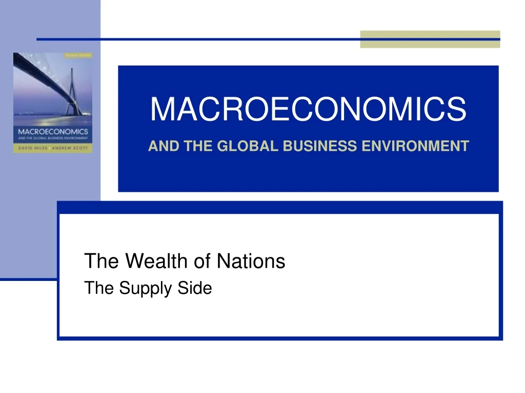 macroeconomics and the global business environment