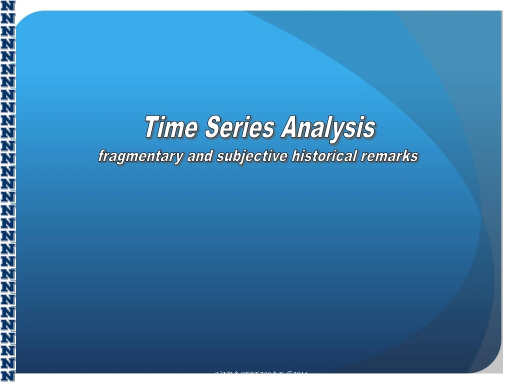 time series analysis