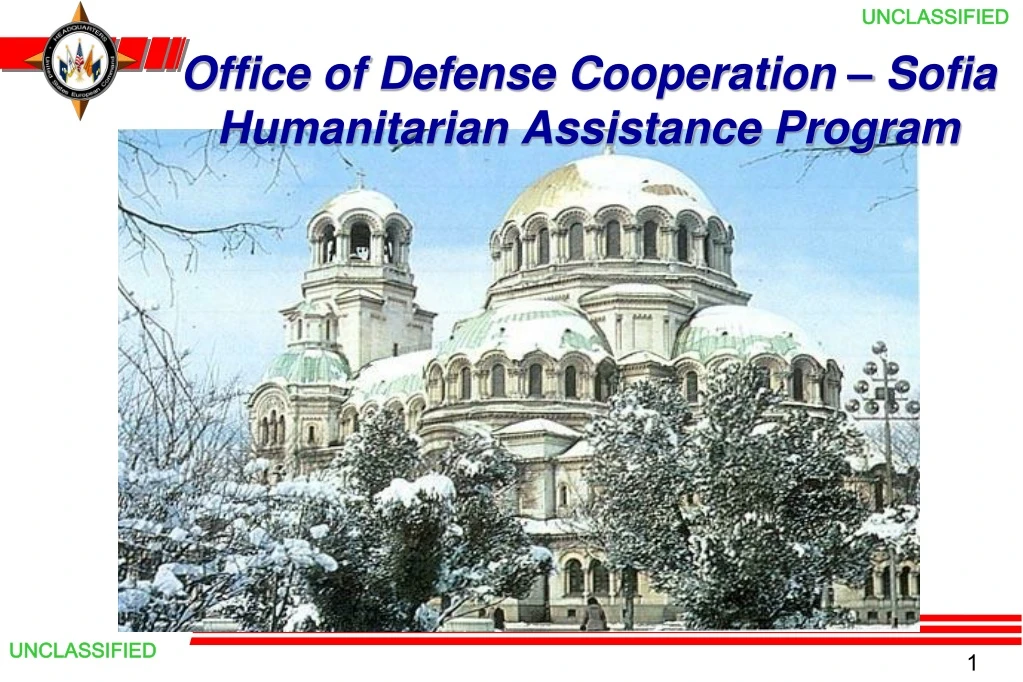 office of defense cooperation sofia humanitarian assistance program