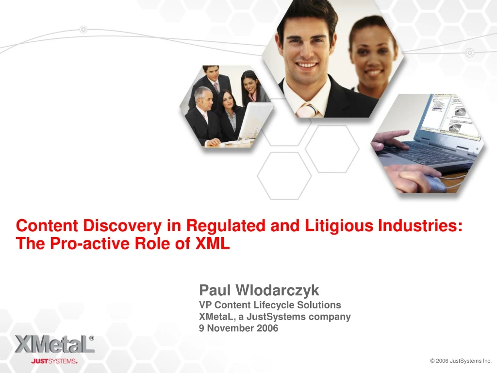content discovery in regulated and litigious industries the pro active role of xml