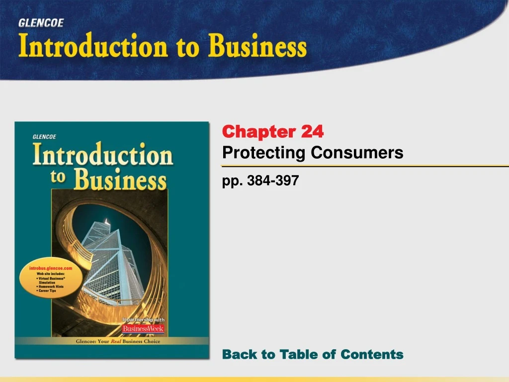 chapter 24 protecting consumers