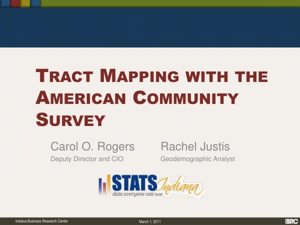 Tract Mapping with the American Community Survey