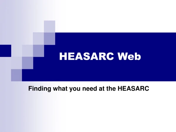 HEASARC Web