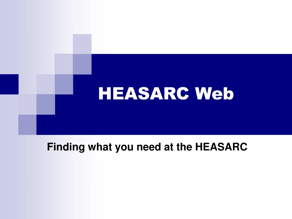 heasarc web