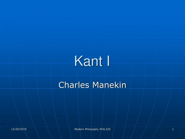 Kant I