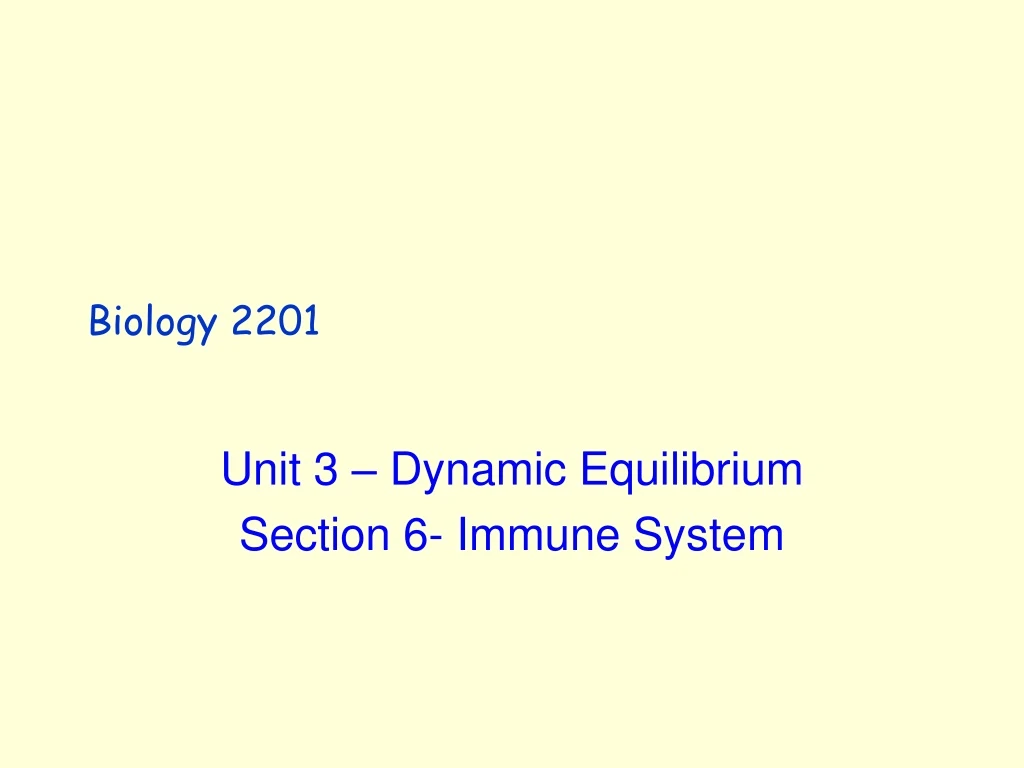 biology 2201