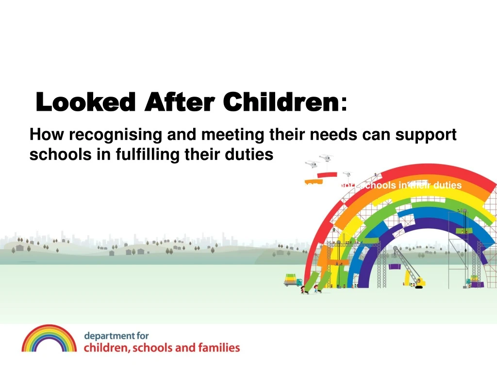looked after children how recognising and meeting