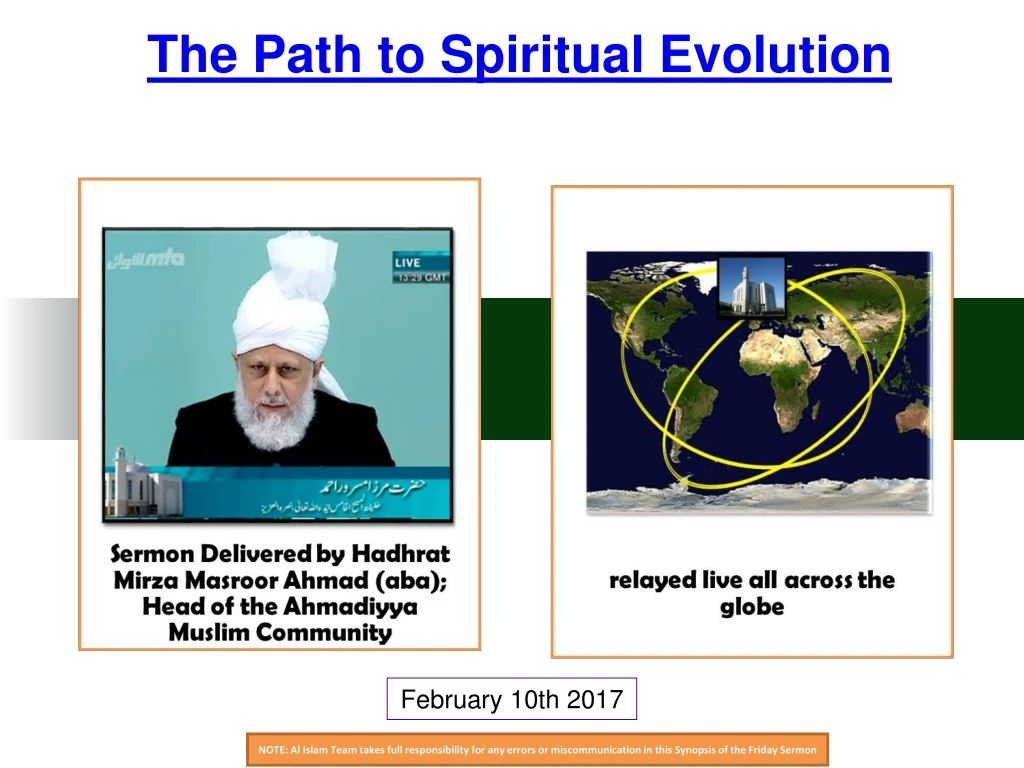 the path to spiritual evolution