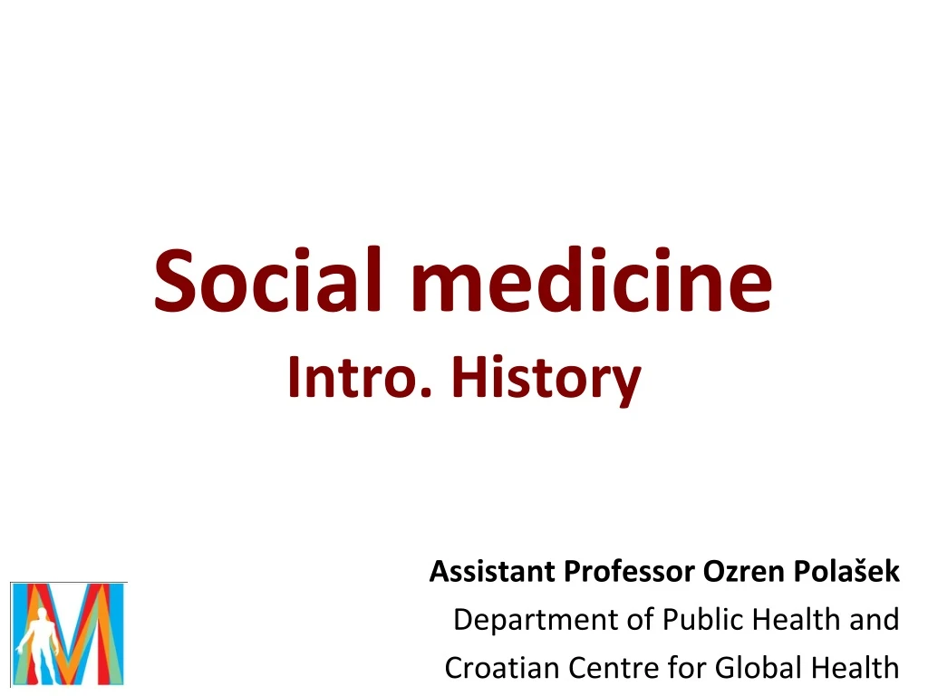 social medicine intro history