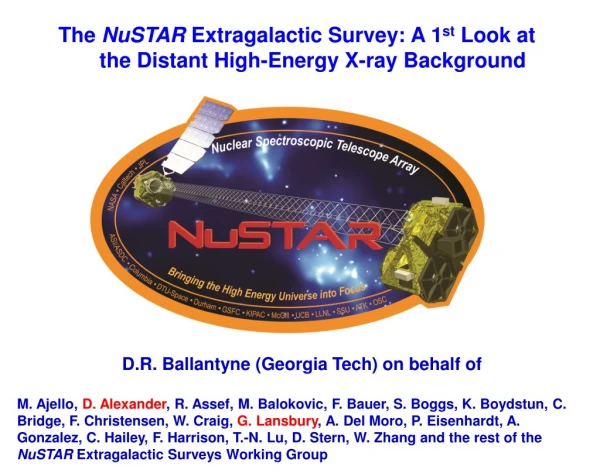 The  NuSTAR  Extragalactic Survey: A 1 st  Look at the Distant High-Energy X-ray Background