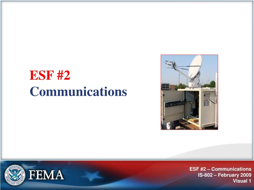 esf 2 communications