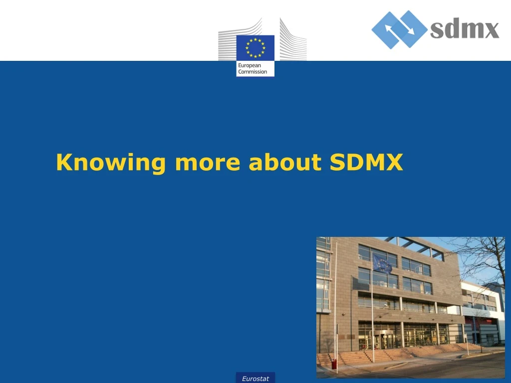 knowing more about sdmx