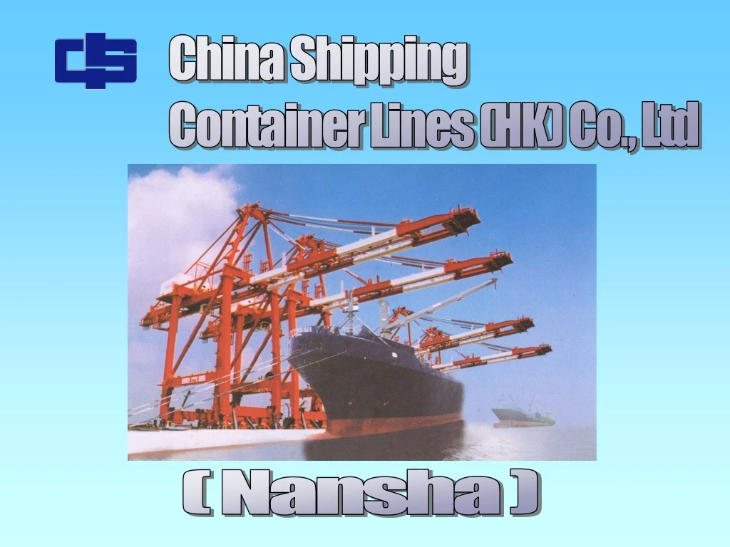 china shipping container lines hk co ltd