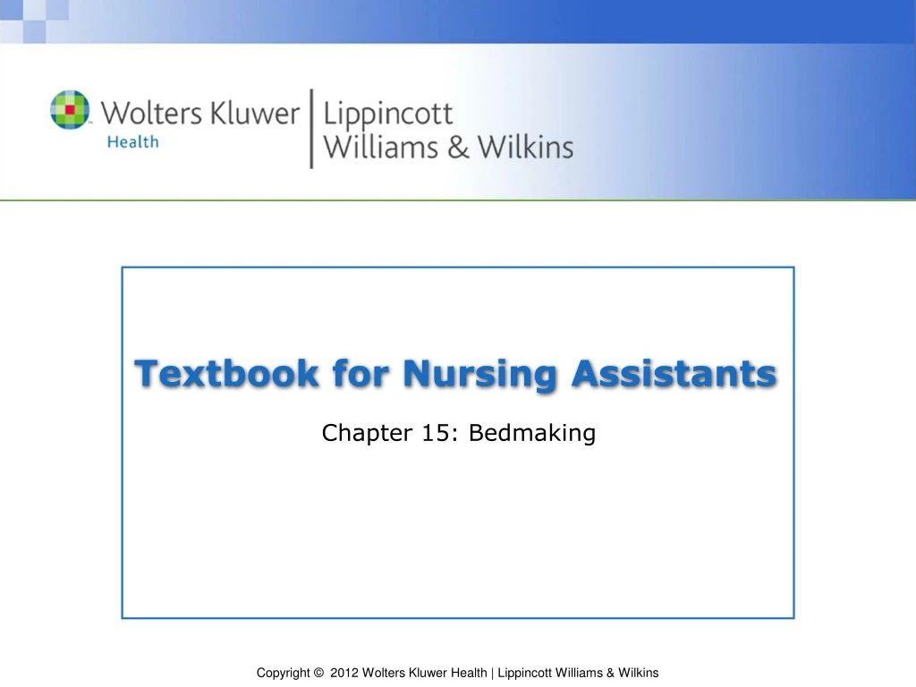 textbook for nursing assistants