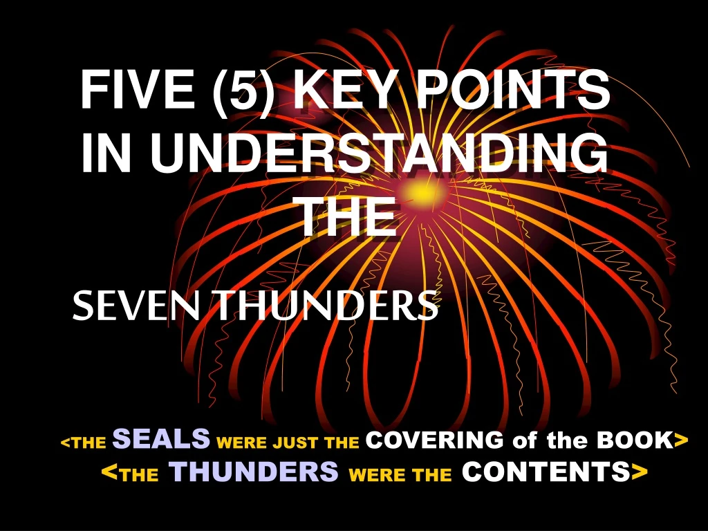 seven thunders