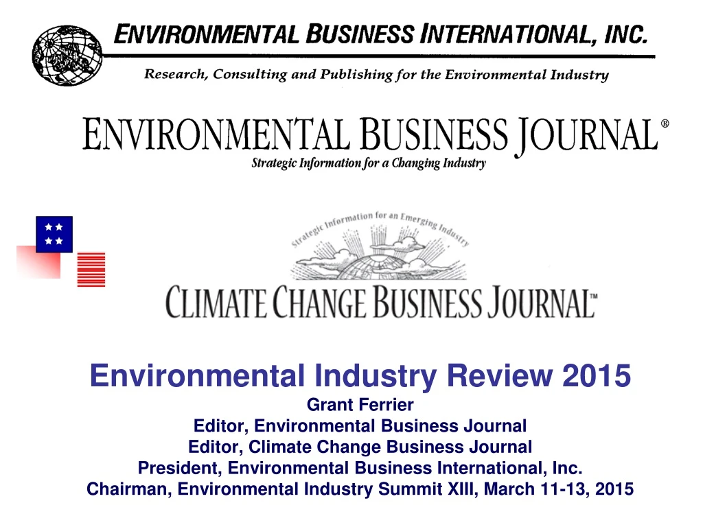 environmental industry review 2015 grant ferrier