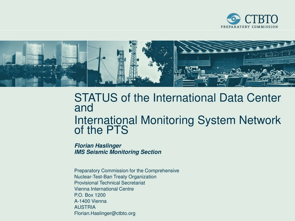 status of the international data center
