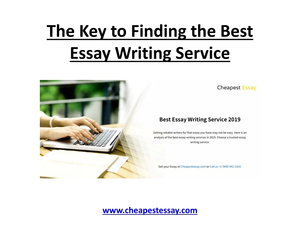 the key to finding the best essay writing service