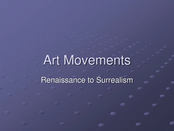 Art Movements