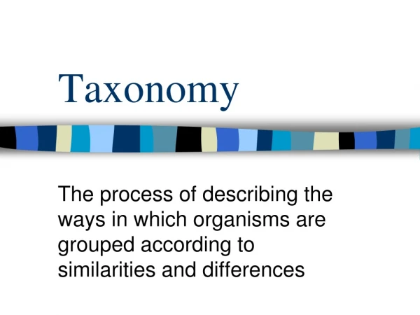 Taxonomy