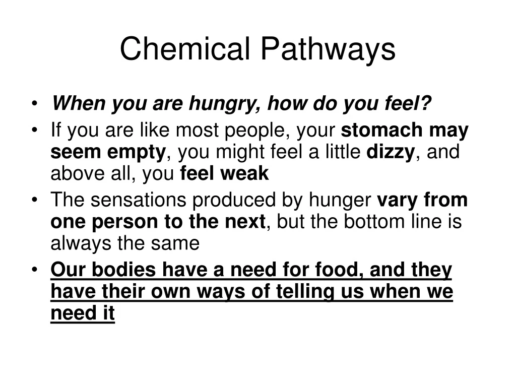 chemical pathways