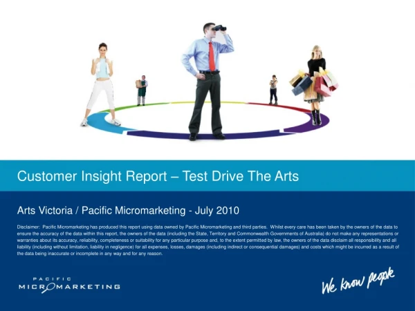 Customer Insight Report – Test Drive The Arts