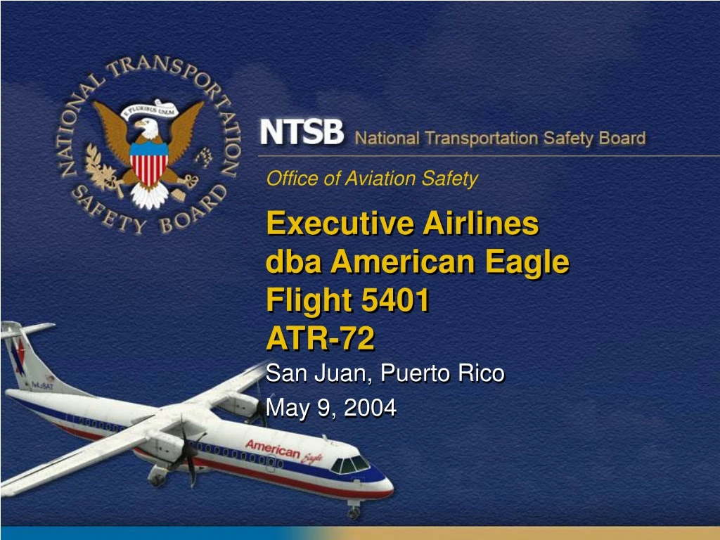 executive airlines dba american eagle flight 5401 atr 72