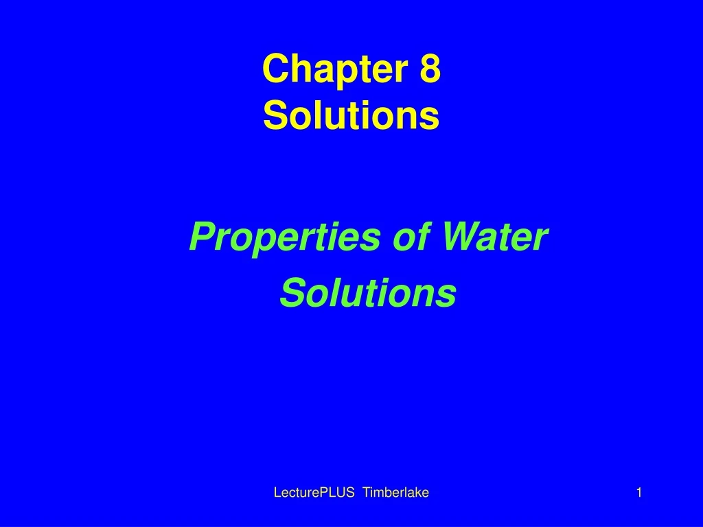 chapter 8 solutions