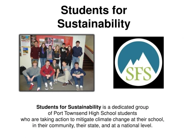 Students for  Sustainability