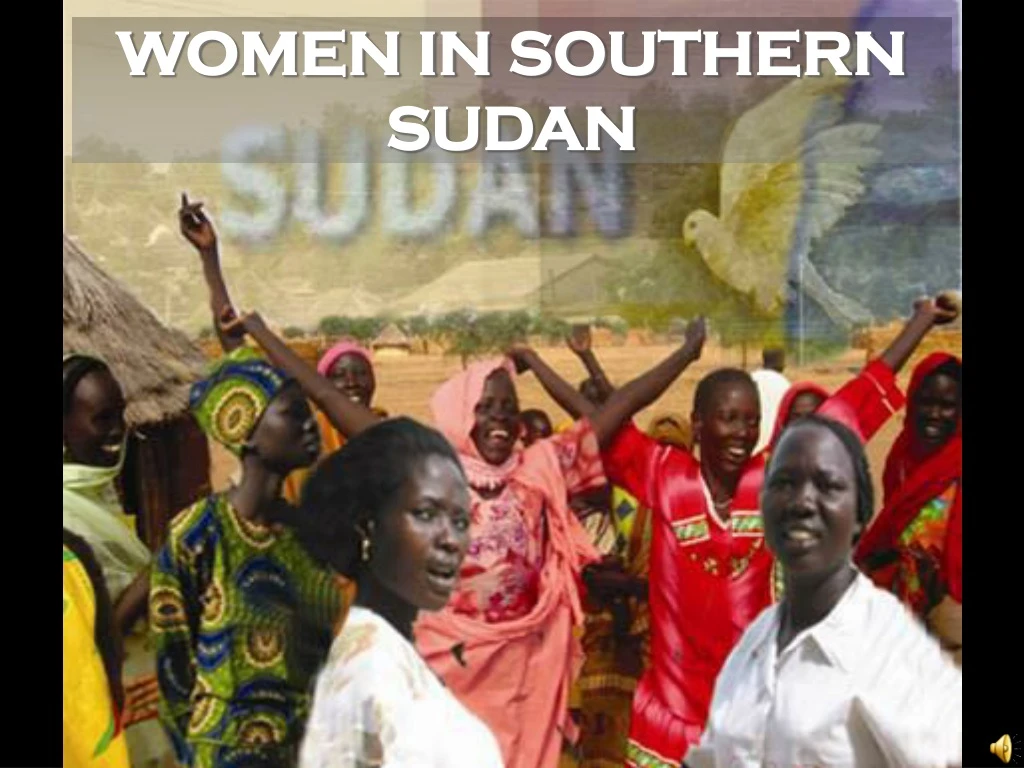 women in southern sudan