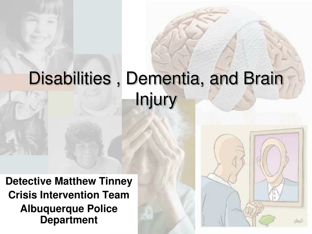 disabilities dementia and brain injury