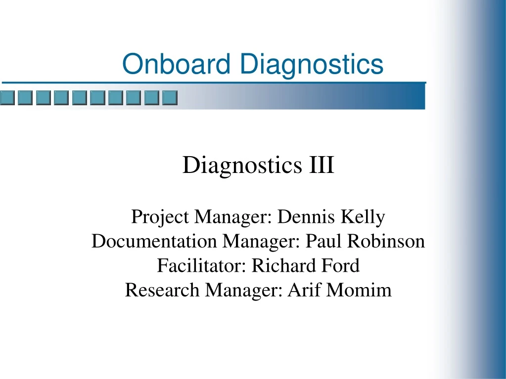 onboard diagnostics