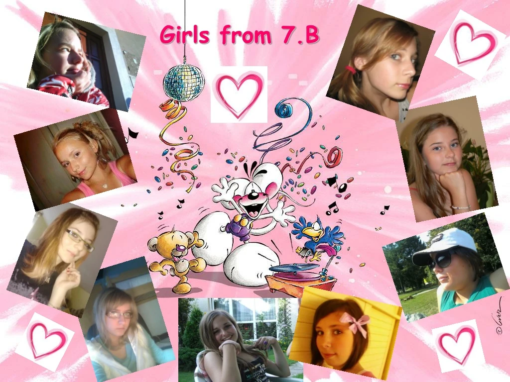 girls from 7 b