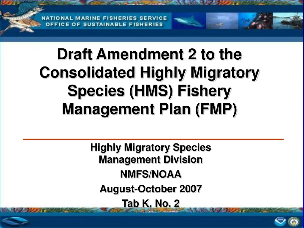 draft amendment 2 to the consolidated highly