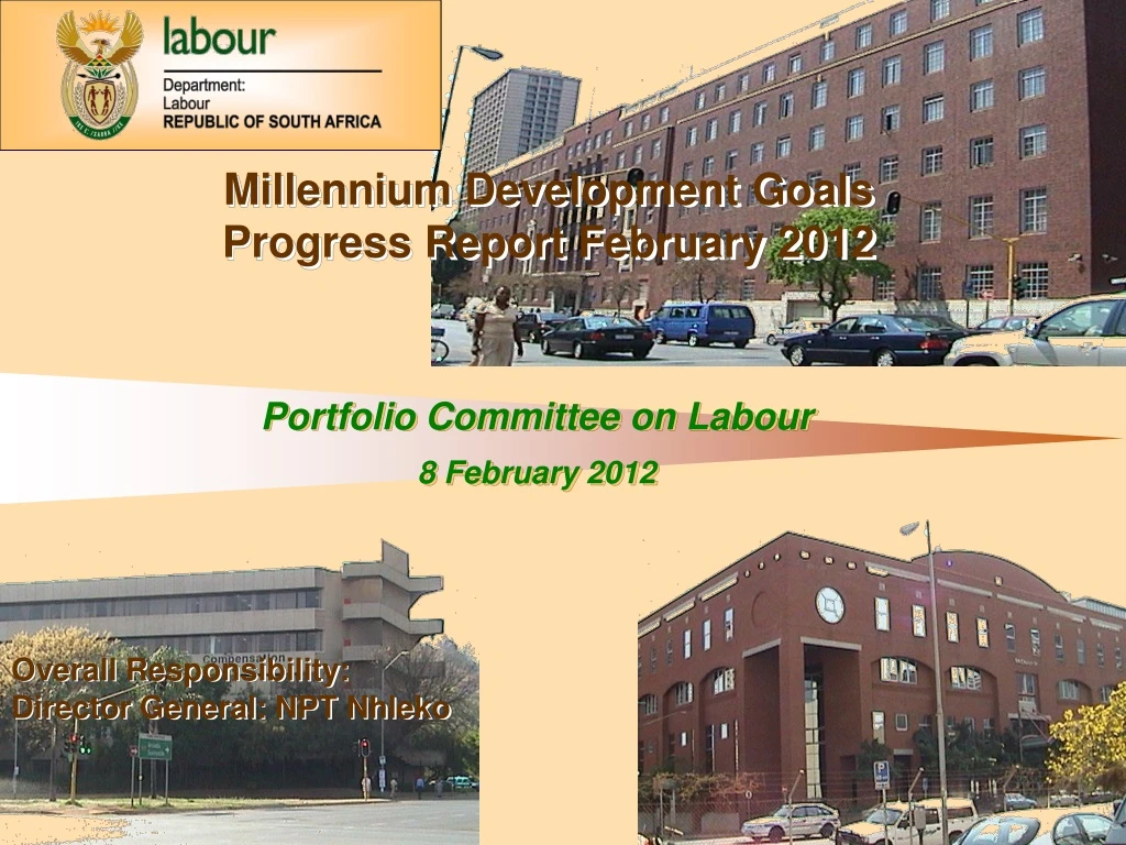 millennium development goals progress report
