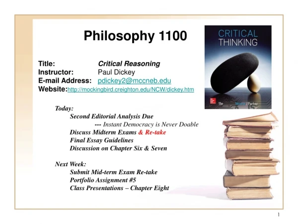 Philosophy 1100