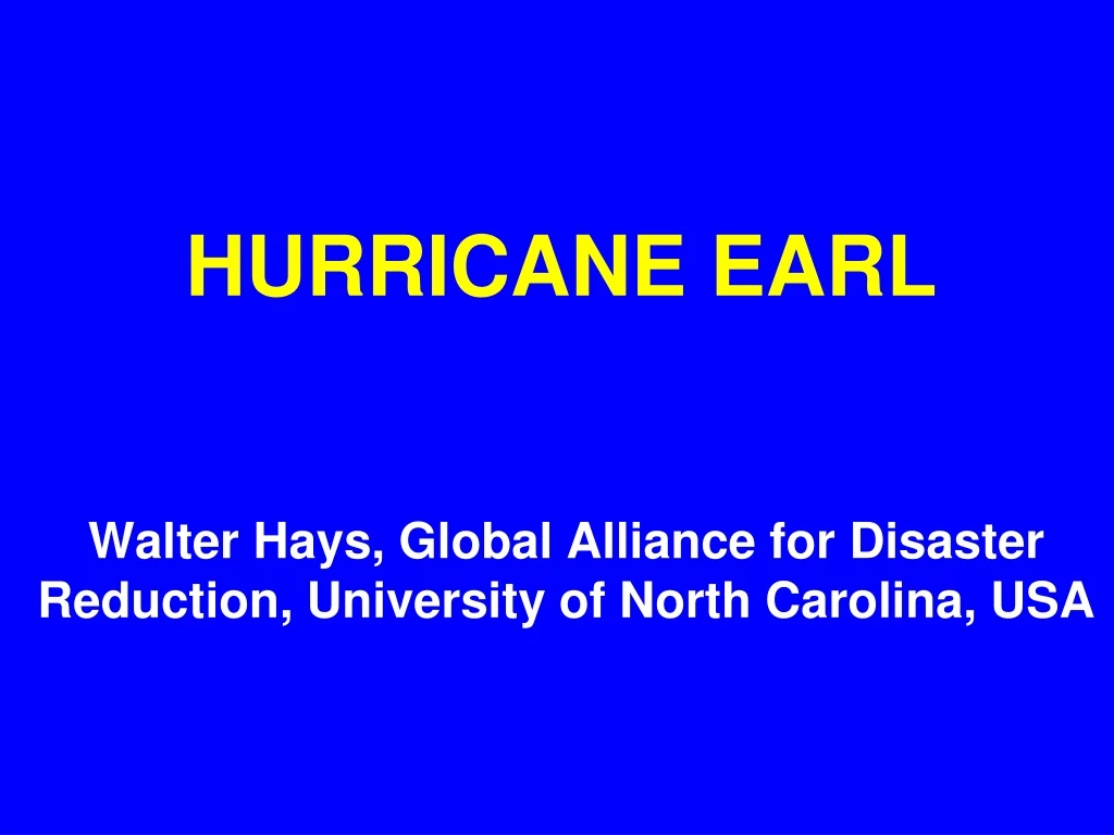 hurricane earl