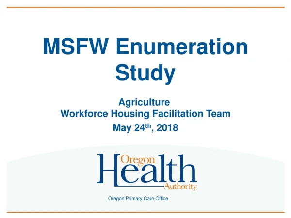 MSFW Enumeration Study
