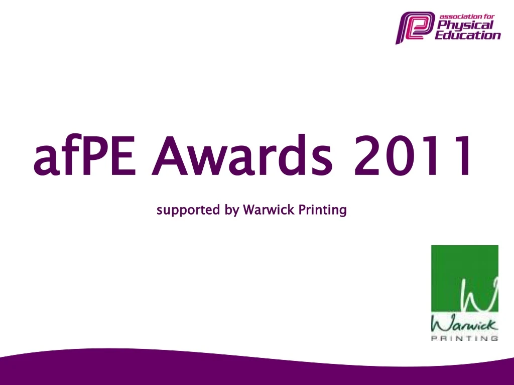 afpe awards 2011