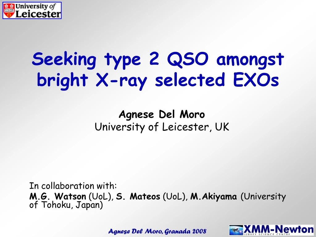 seeking type 2 qso amongst bright x ray selected exos