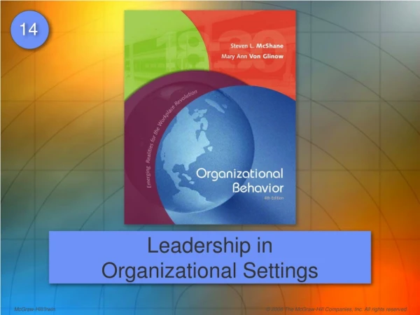 Leadership in Organizational Settings