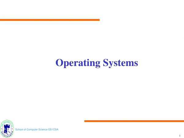 Operating Systems