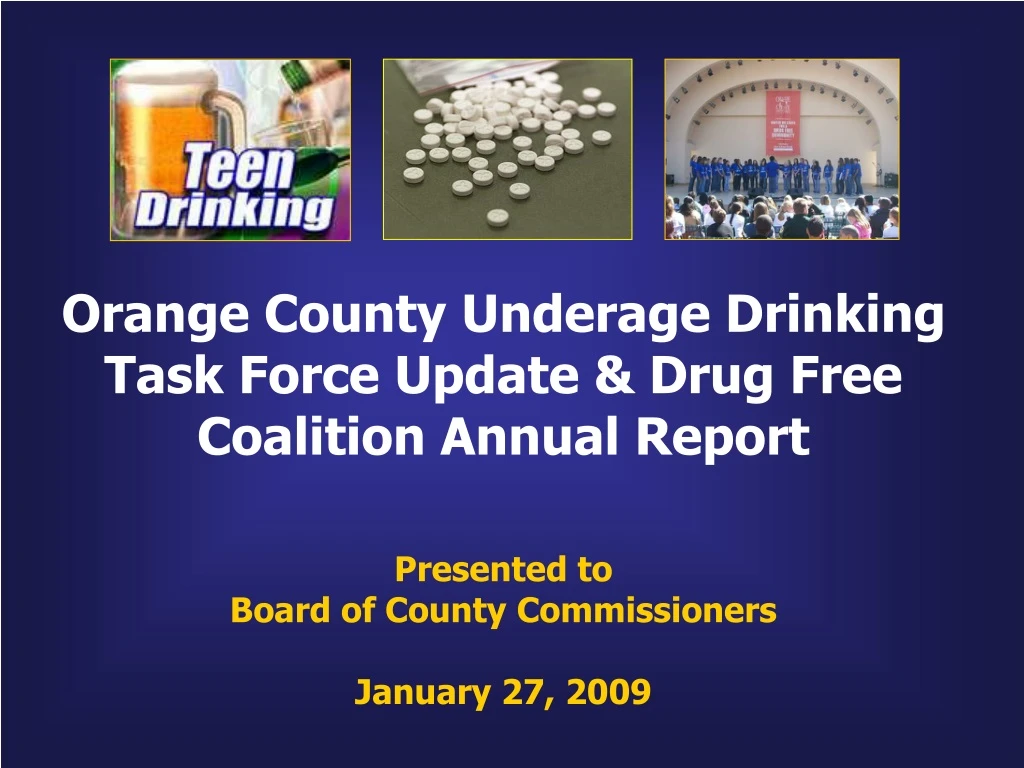 orange county underage drinking task force update