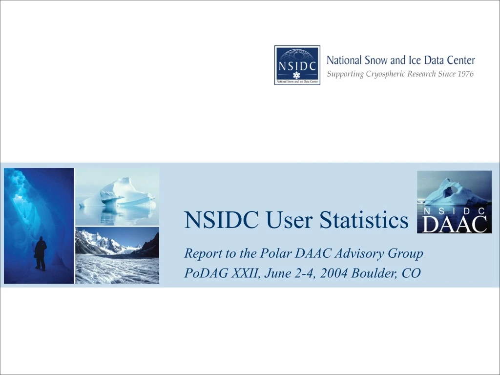 nsidc user statistics