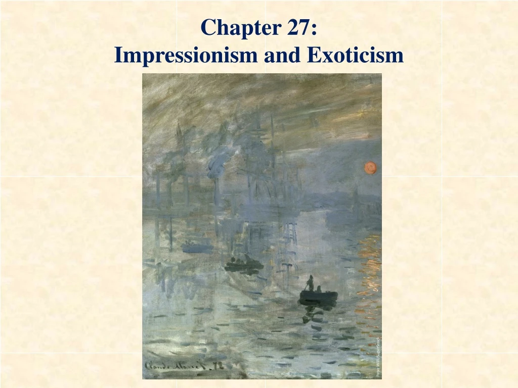 chapter 27 impressionism and exoticism