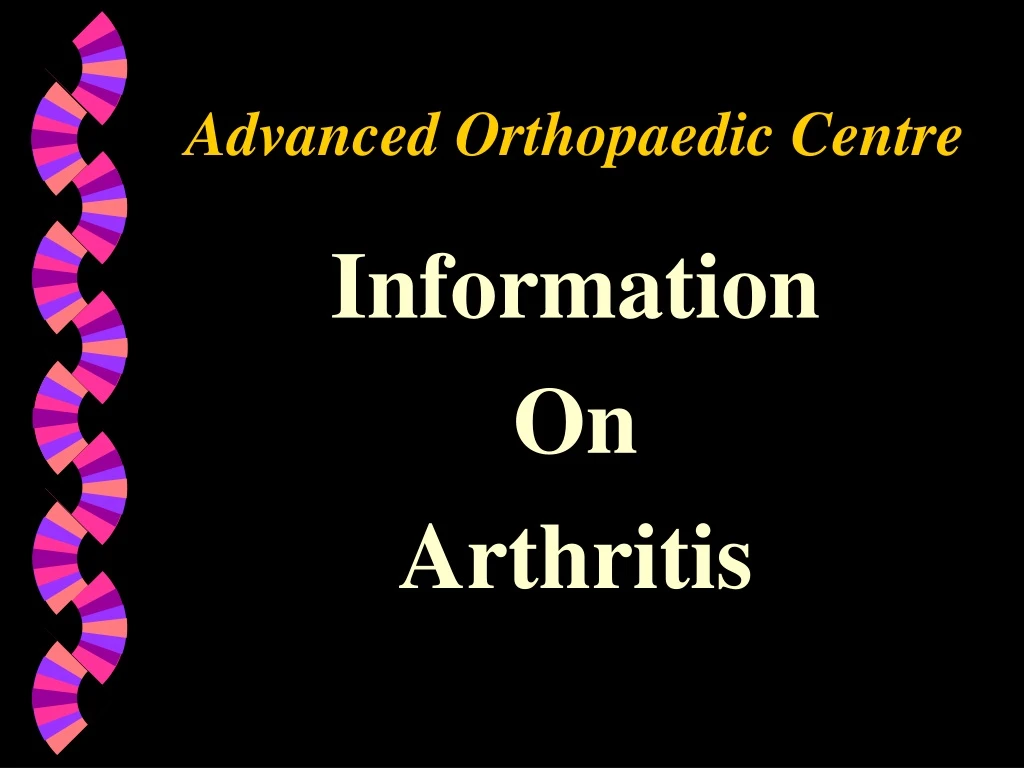 advanced orthopaedic centre