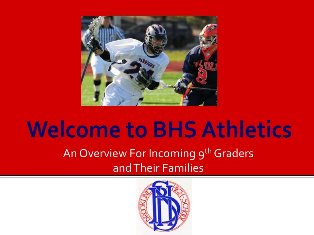 an overview for incoming 9 th graders and their families