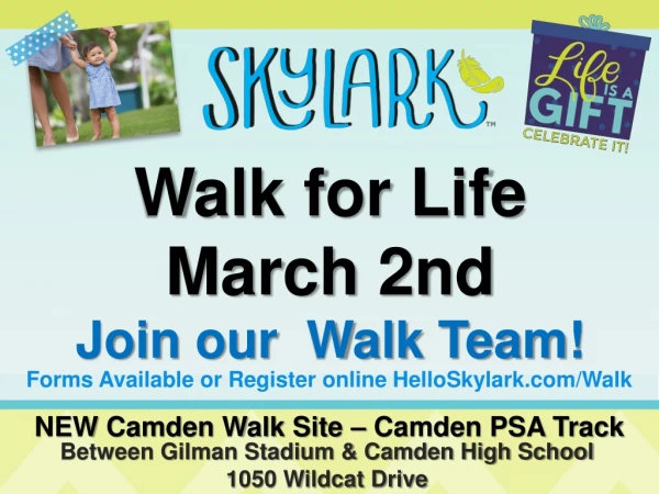 Join our  Walk Team!